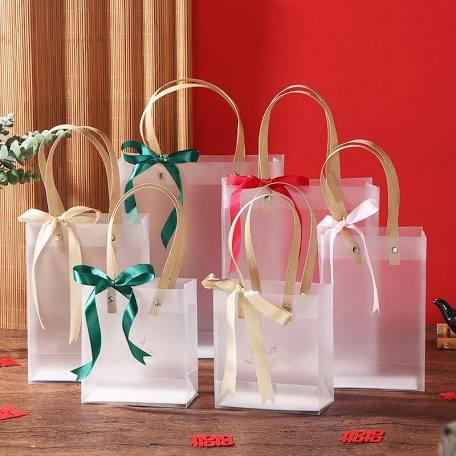 

Tas Plastik Transparan Tali Serat/ Tas Transparan/ Tas Ulang Tahun