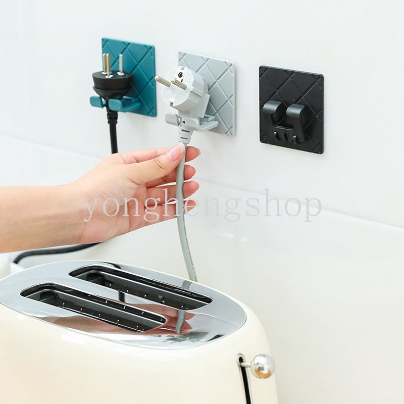 Kait Holder Kabel Power Model Tempel Dinding Dapat Dilipat