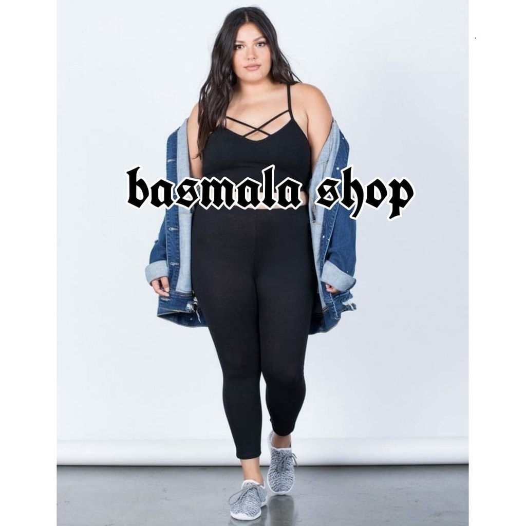 LEGGING HITAM JUMBO / LEGGING WANITA HITAM / JUMBO / STANDAR