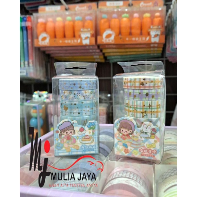

WASHI TAPE / SELOTIP MOTIF /SELOTIP WARNA / MASKING TAPE