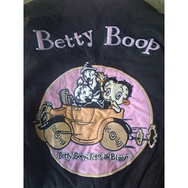 betty boop kulit faux second vintage