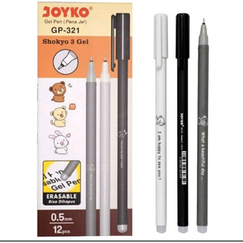 

Joyko Pulpen Hapus/Erasable pen Shokyo Gp-321 ( 1 pack )