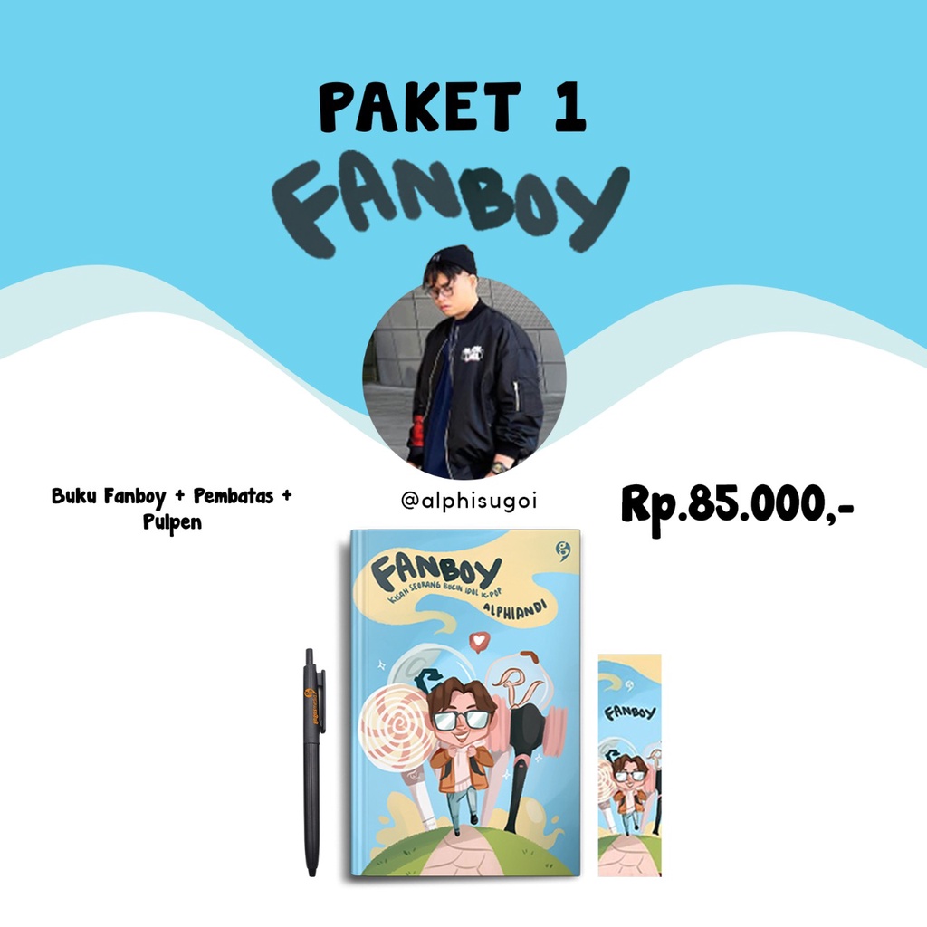 Novel FANBOY (Alphisugoi) + Bonus