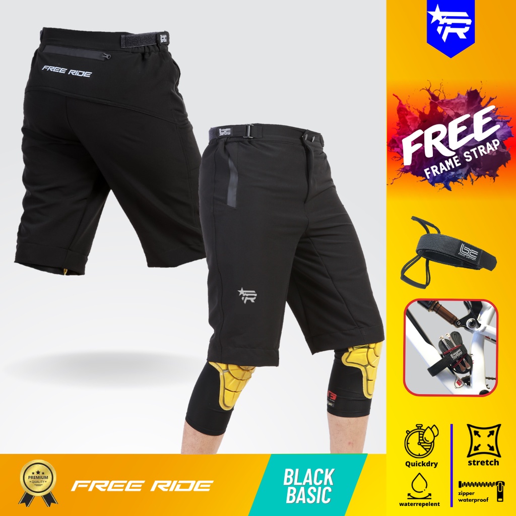 Celana Sepeda MTB Downhill Enduro Free Ride Non Padding Cycling Short Pants Celana Panjang Gowes Pria Olahraga Outdoor