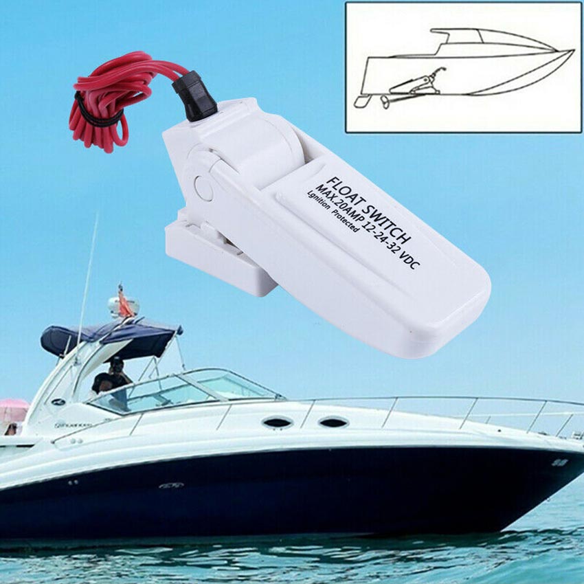 12V 1100GPH Automatic Bilge Pump Boat Submersible Pump Marine Float Switch