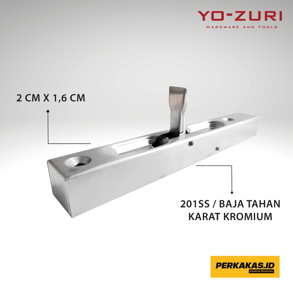 Grendel Pintu Rumah Tanam 6+12 Inch Stainless Stell YOZURI