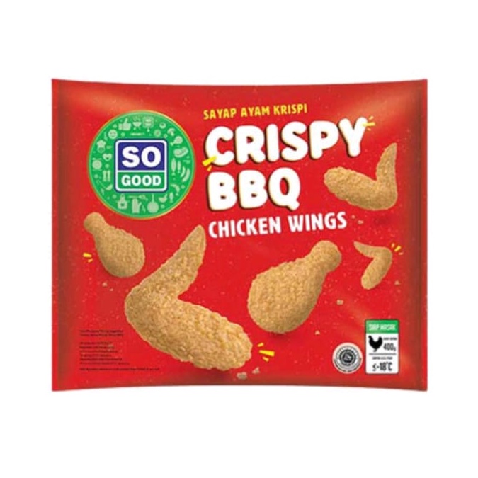 

BOGOR So Good Crispy BBQ Chicken Wings 400gr