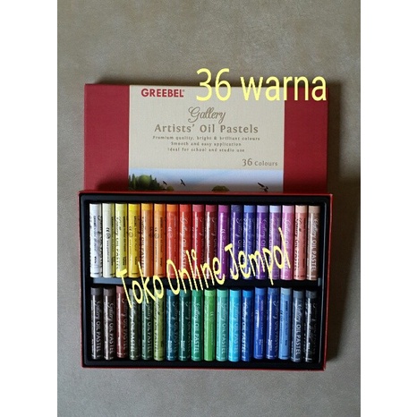 

Pastel Atk0036 36Warna Greebel Artists Oil Pastels Crayon Krayon Colors Alat