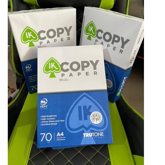 

Special KERTAS HVS A4 70 GRAM IK PAPER/IK COPY PAPER SUPER / 1 Rim ✔
