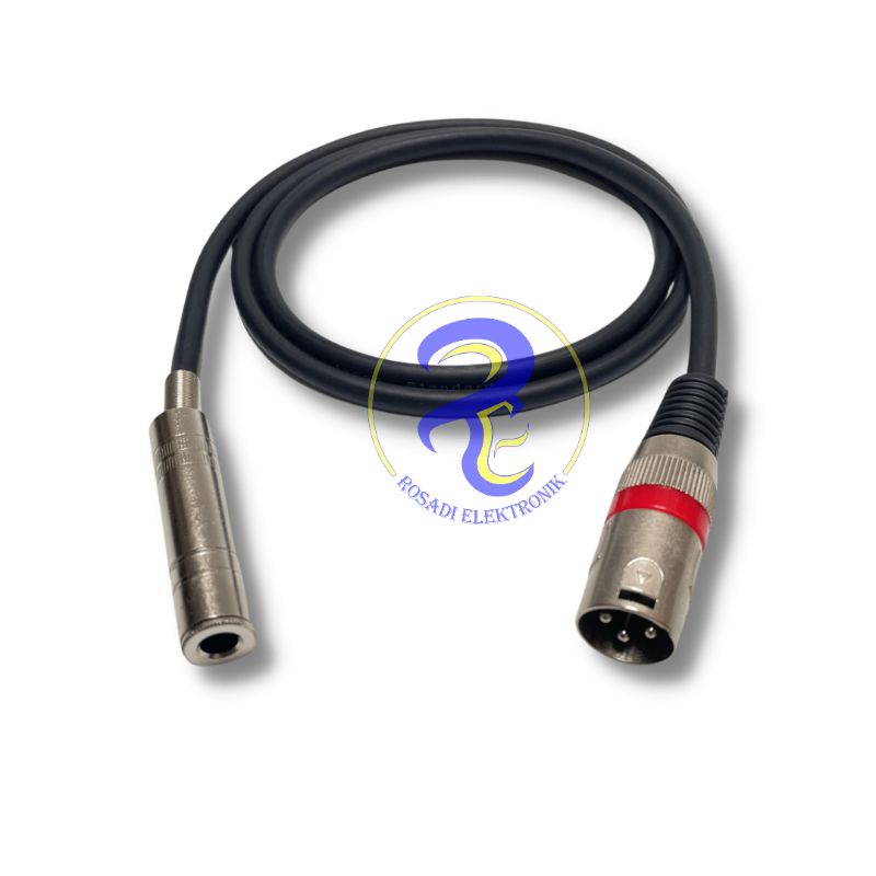 kabel jack akai female to XLR male