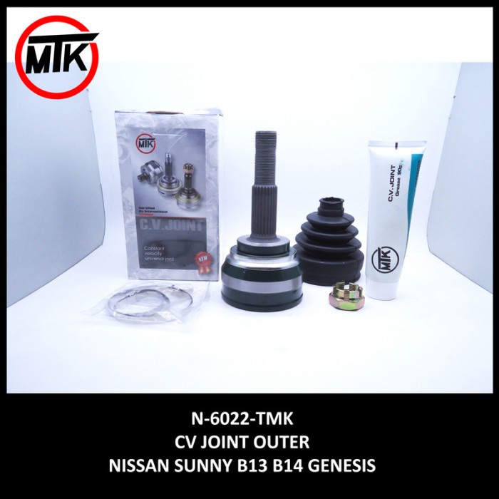 CV JOINT LUAR AS RODA NISSAN SUNNY B13 PRIBADI TMK