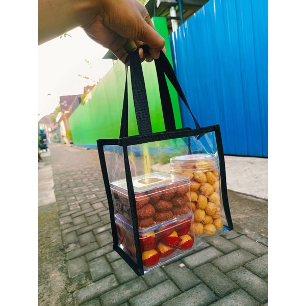 Tas Souvenir serbaguna (READY STOK 20x10x20 Lis Warna) pilih warna konfirmasi dulu