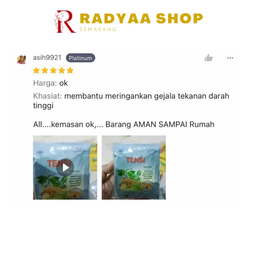 Jamu Tensi Meringankan Tekanan Darah Tinggi Sido Muncul