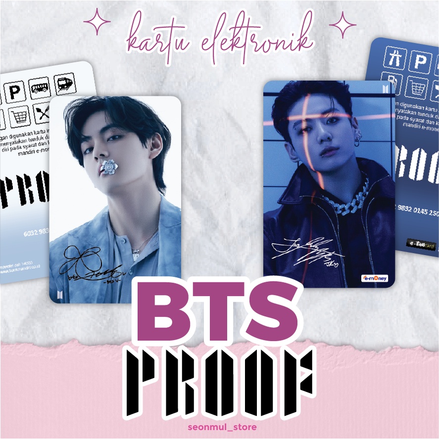 EMONEY BRIZZI TAPCASH FLAZZ BTS PROOF / BTS PROOF