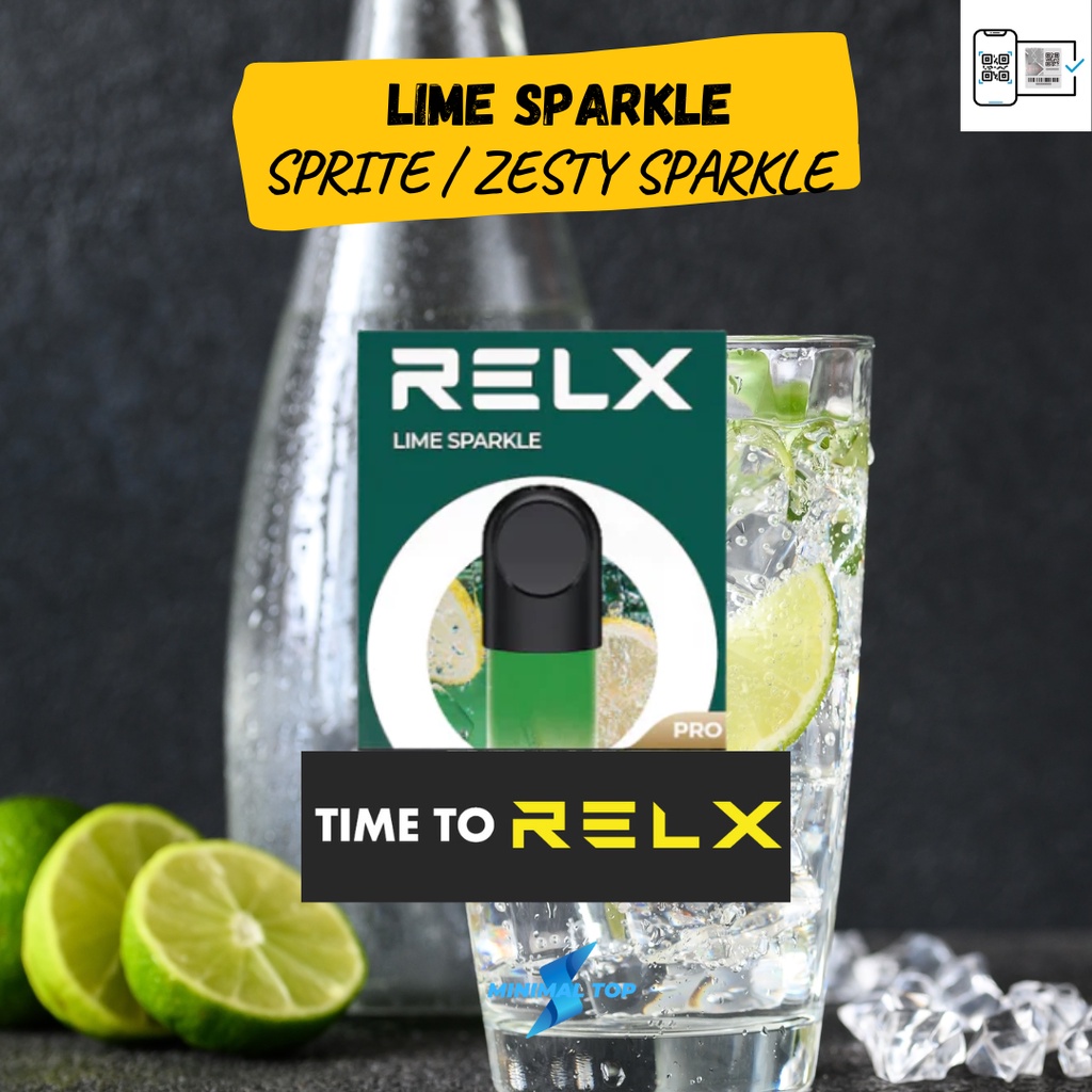 Relx Infinity Essential Pod Pro - Lime Sparkle / Zesty Sparkle / Sprite Original