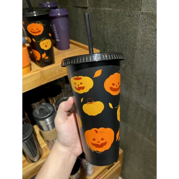 Tumbler Starbucks Reusable Cup Halloween Autumn Season New 2022