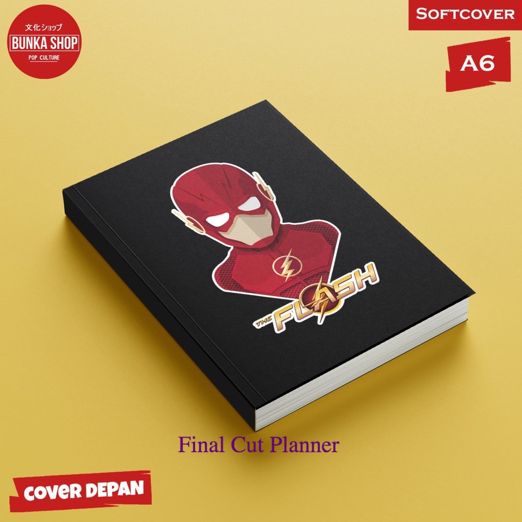 

Pocket Note Marvel Flash Black Softcover A6 Buku Tulis Catatan Notes Agenda Planner Jurnal .