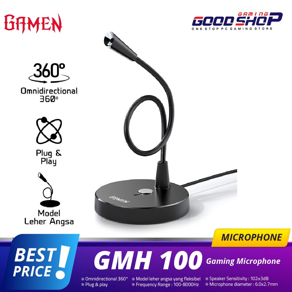 Gamen GMH100 - Gaming Microphone RGB Lightning