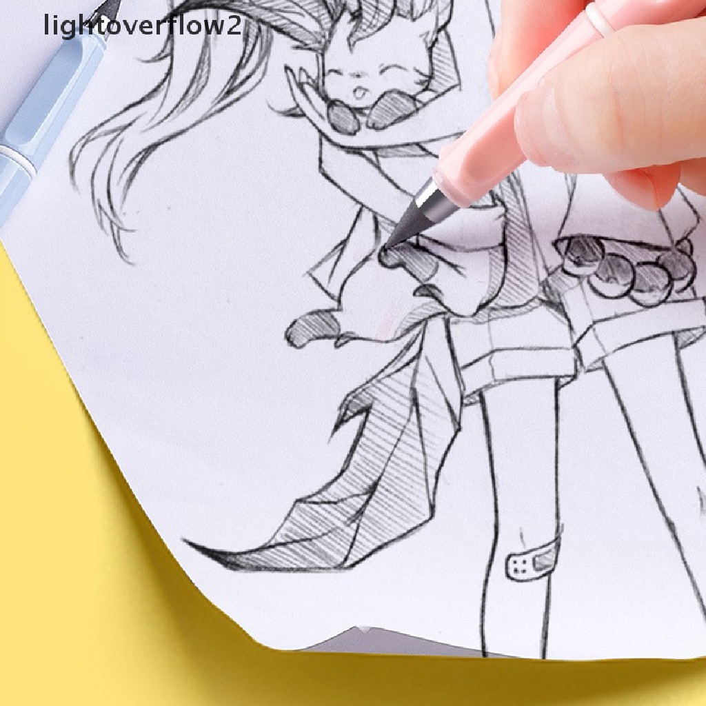 (lightoverflow2) 5pcs / Set Pensil Gambar / Sketsa Desain Binatang Lucu