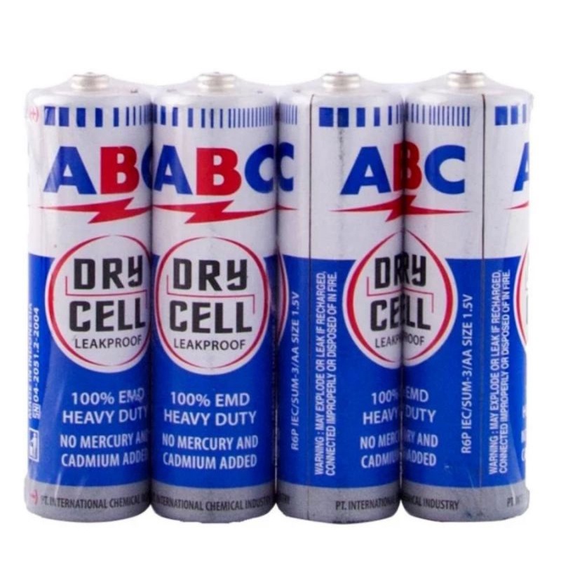baterei abc biru AA 4 pcs