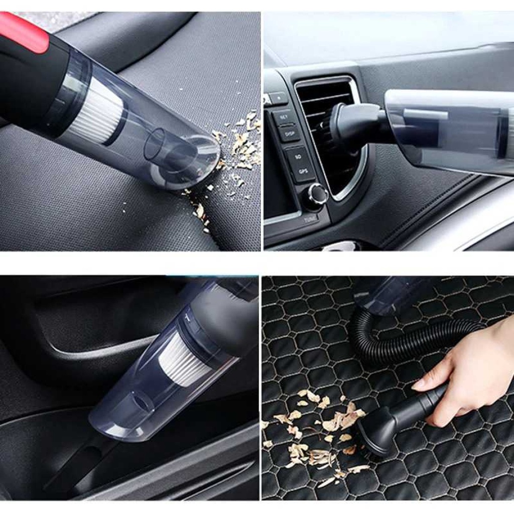 Car Vacuum Cleaner Handled Penyedot Debu Mobil 120 W USB Rechargeable