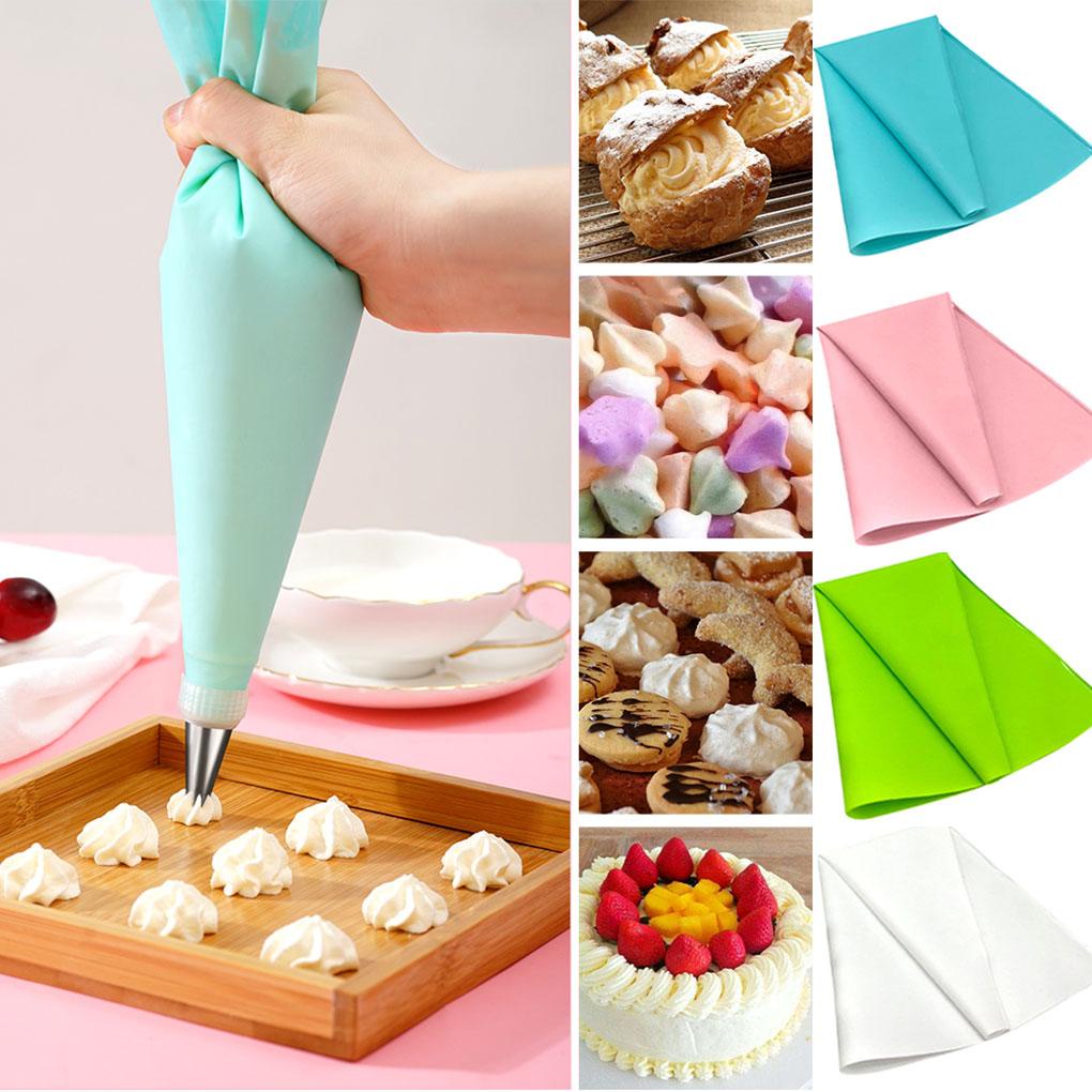 18pcs Nozzle Kue Stainless Baking Nozzle DIY Dapur Cookies Icing Piping Alat Dengan Pastry Bag