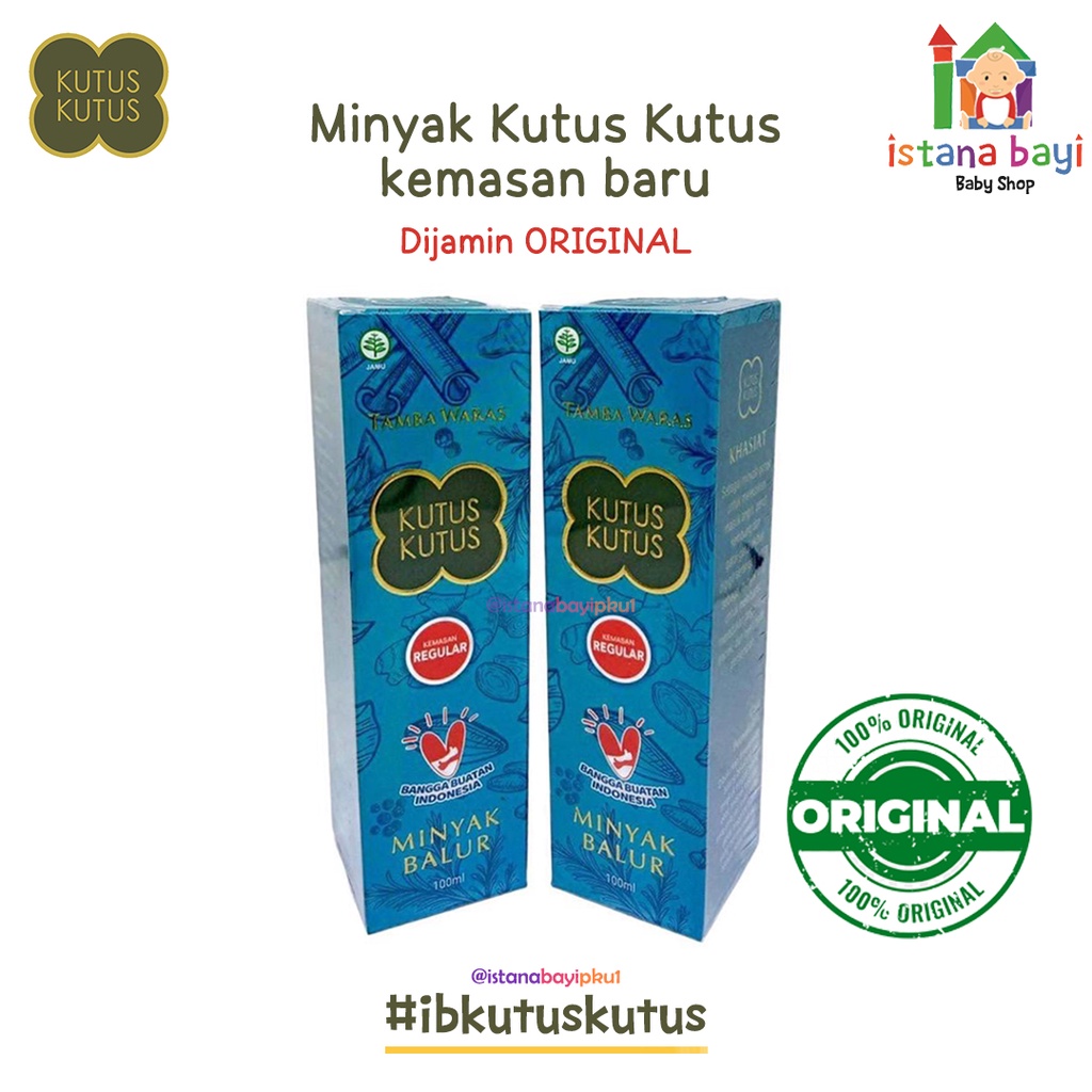 Kutus Minyak Balur 100 ml/minyak Kutus kutus ORIGINAL