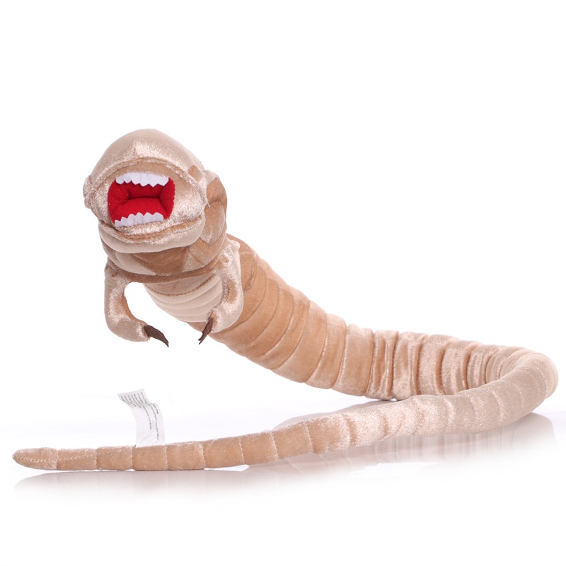 Action Figure Alien Ukuran Besar Mainan Boneka Predator Facehugger 50CM 115CM Bahan Plush Untuk Anak / Dewasa