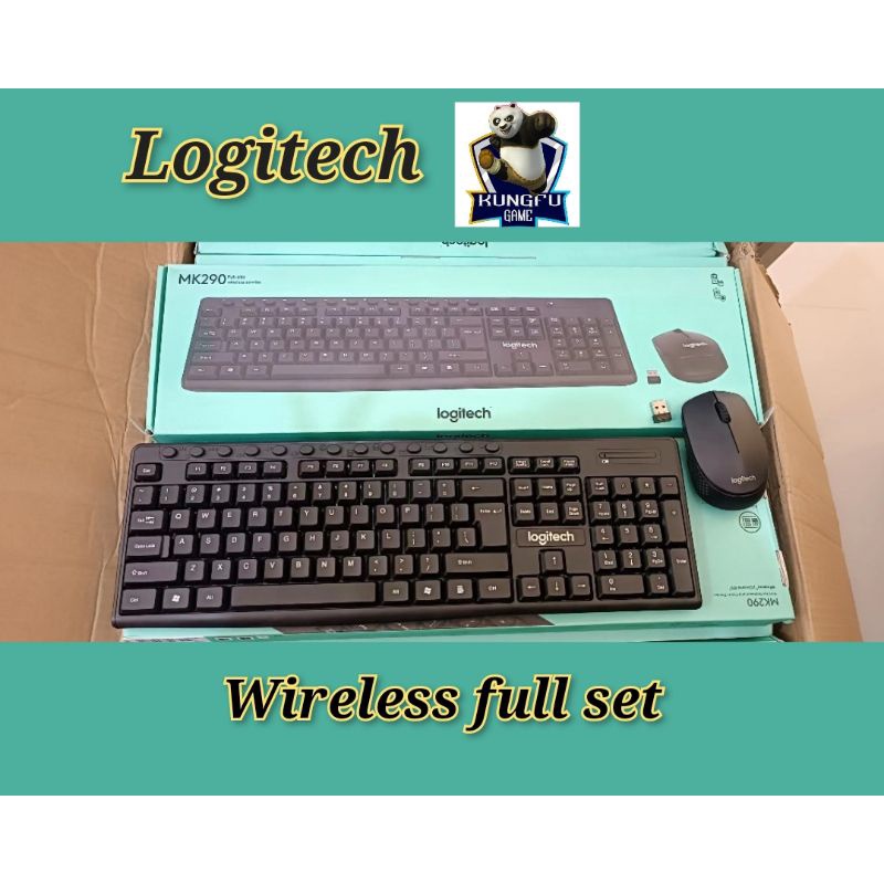 Logitech MK290 keyboard+mouse full set wireless