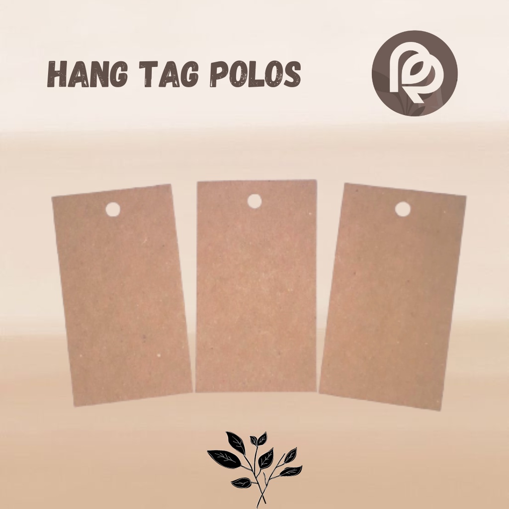 

HANG TAG POLOS KRAFT KOTAK - TOKO BERCANDA