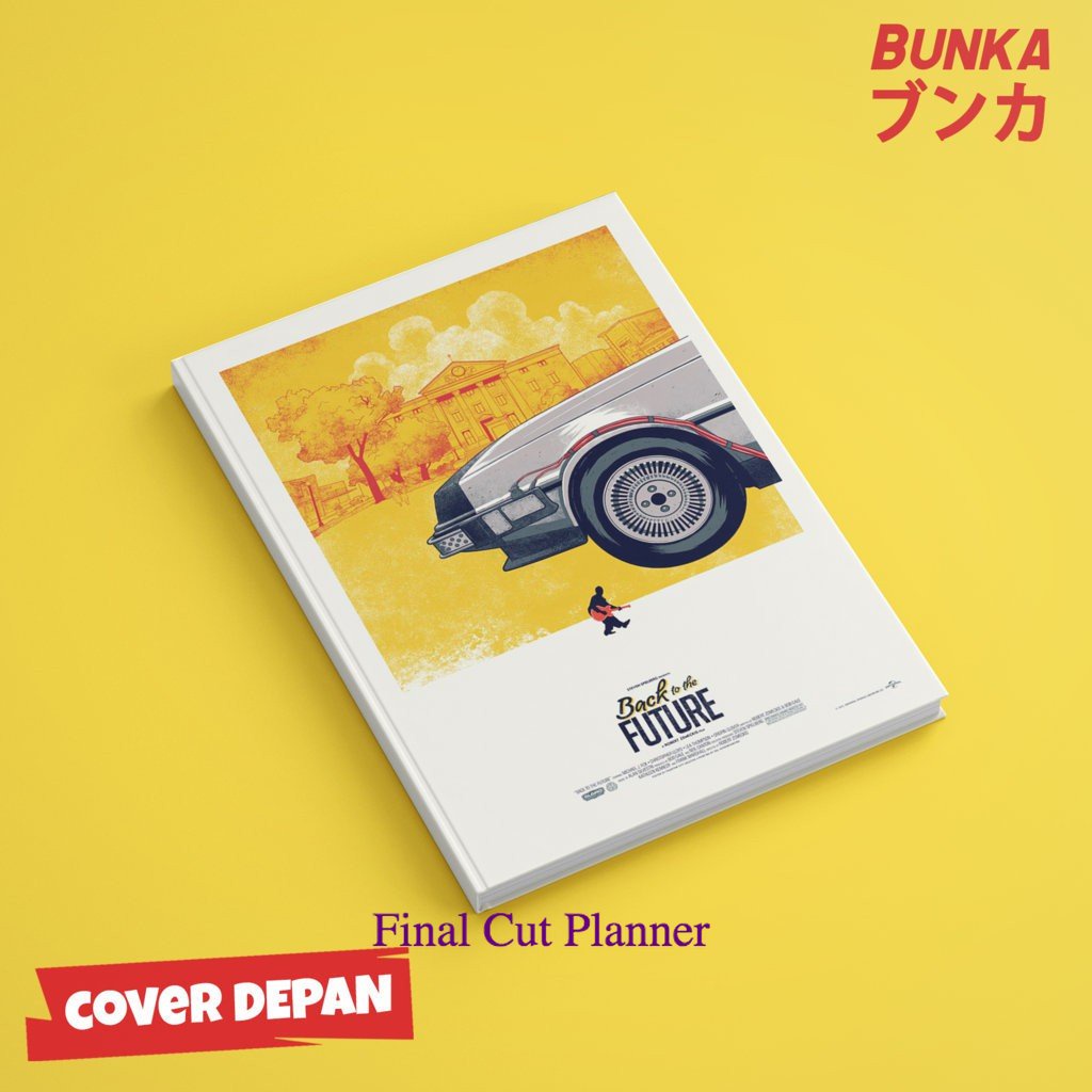 

Notebook Back to the Future Hardcover A5 Buku Tulis Catatan Note Agenda Planner Jurnal .