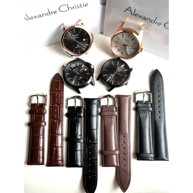 Jual tali jam tangan alexandre christie original ac1007 ac1008 ac1009