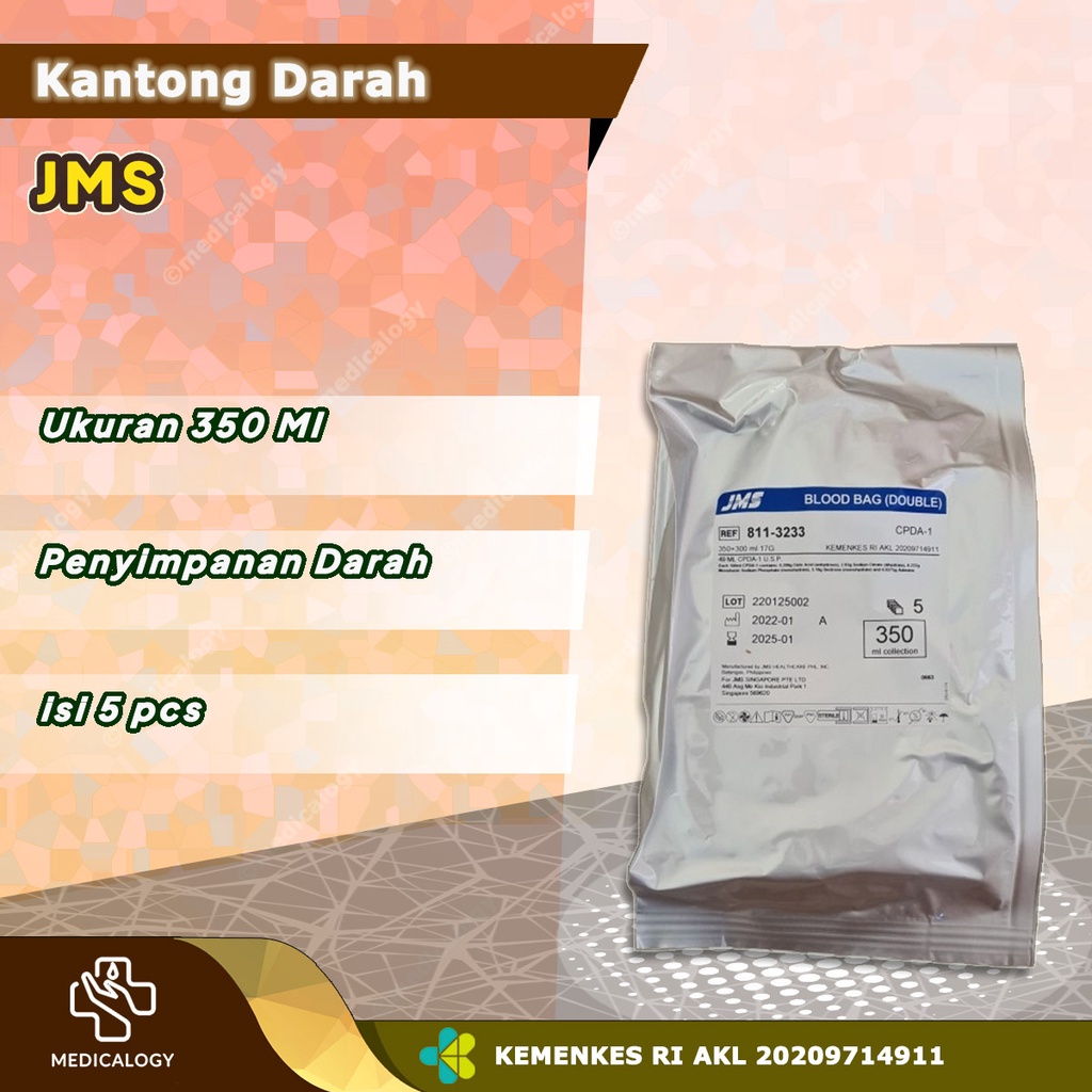 JMS Blood Bag Double 350ml