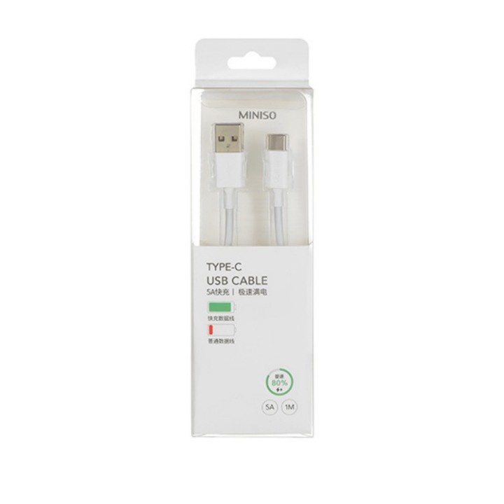 Kabel Data Miniso Type-C Fast Charging