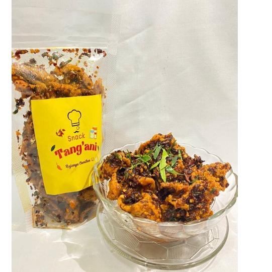 

id8p3Od--Tang'ani Snack Kulit Ayam Crispy Cikruh Pedas - 125gr