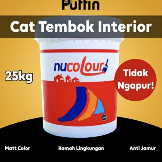Cat tembok Interior Nucolour 25kg no ngapur