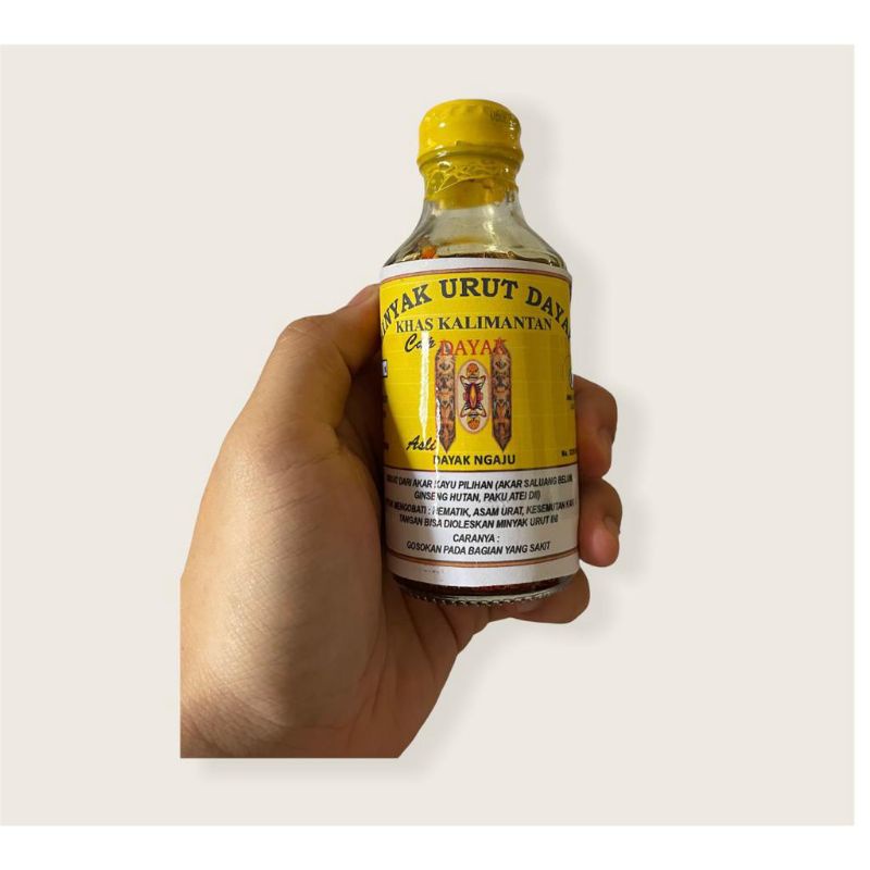 minyak urut dayak khas kalimantan
