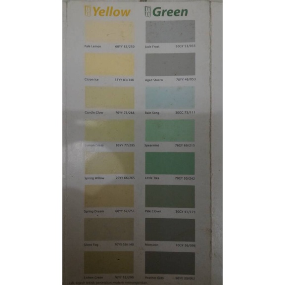 

Eklusif Cat Minyak Dulux V-Gloss (Red, Orange, Yellow, Green, Blue, Violet) Diskon