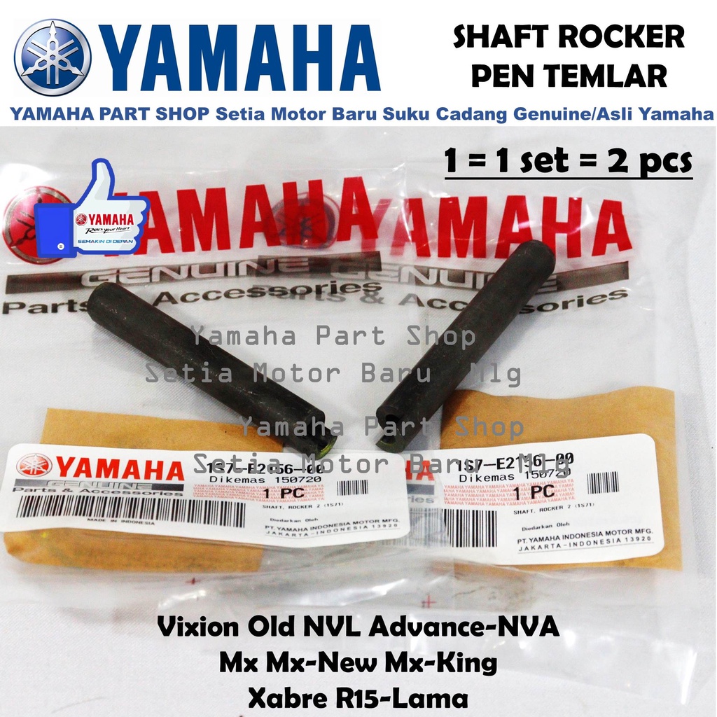 Jual Pen Rocker As Shaft Pelatuk Roller Klep Temlar Vixion Old NVL NVA