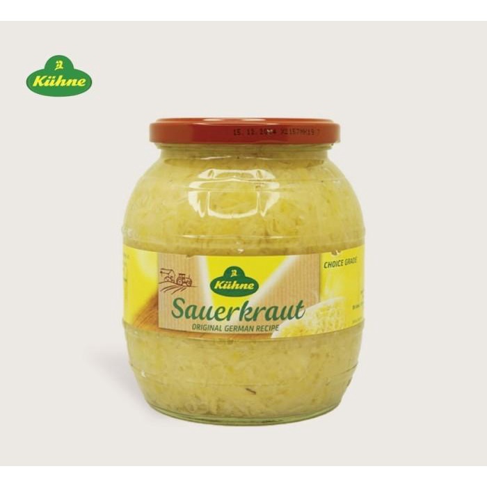 

Kuhne Barrel Sauerkraut 850 GR / Asinan Kol Putih / Fermented Cabbage Best Seller