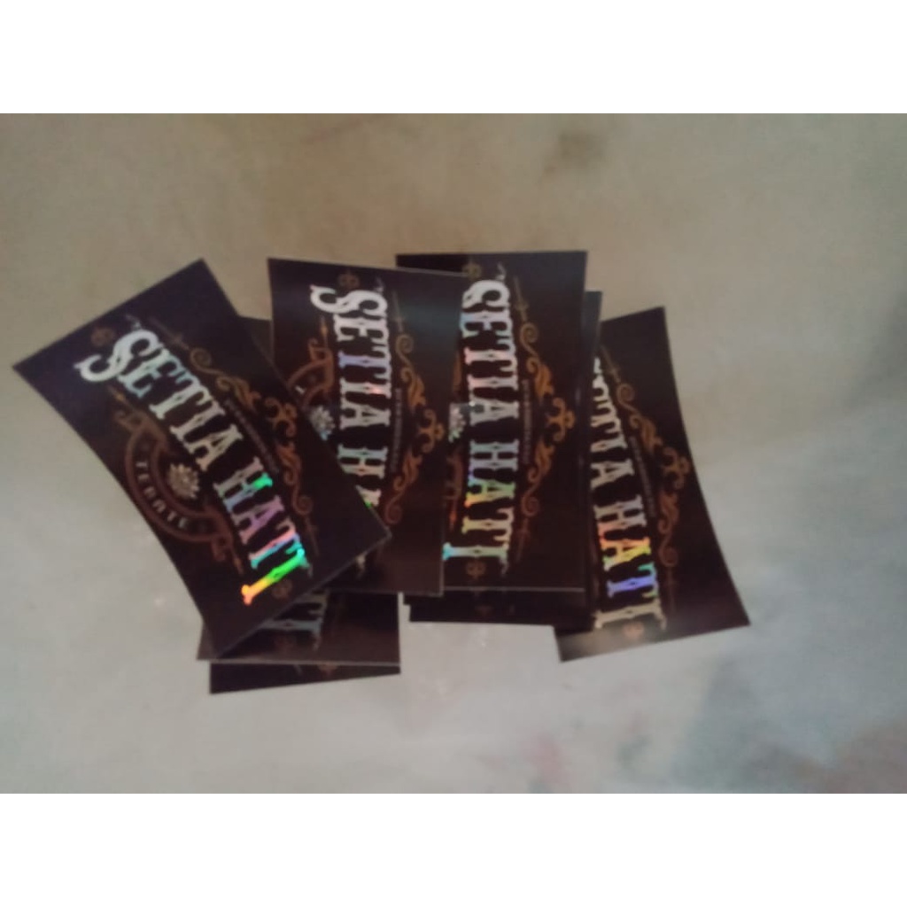 

stiker psht setia hati hologram printting