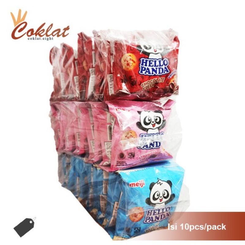 

BISKUIT HELLO PANDA, HELLO PANDA STRAWBERRY/COOKIES&CREAM/VANILA/COKLAT