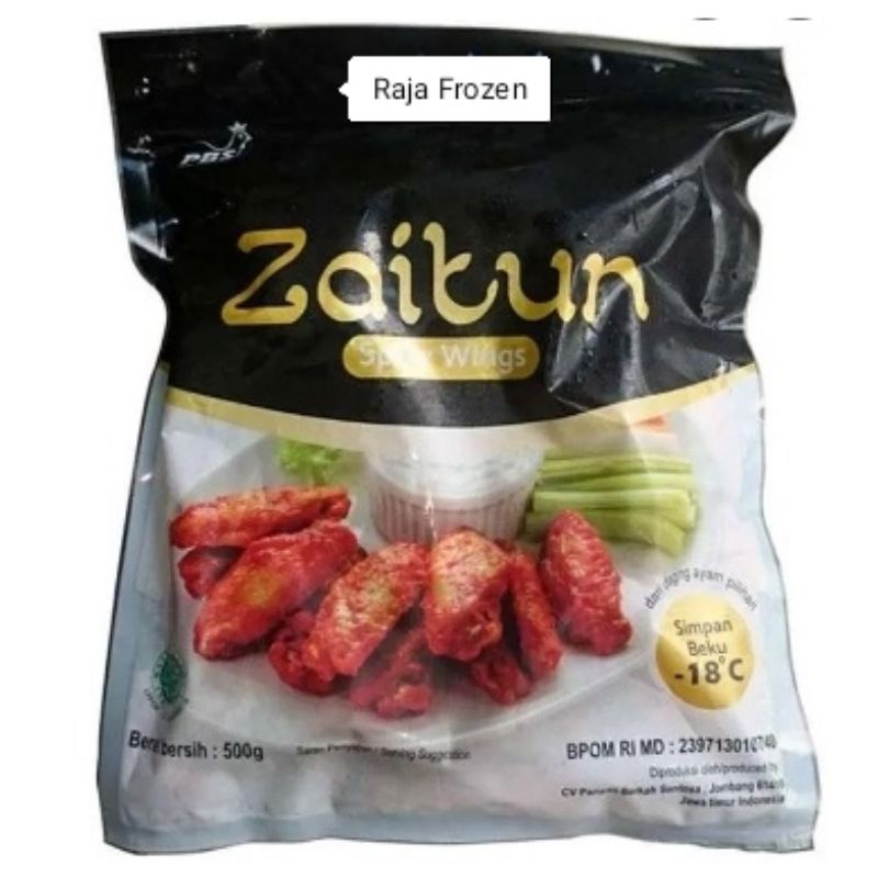 

Raja Frozen ] Zaitun Spicy Wings 500gr