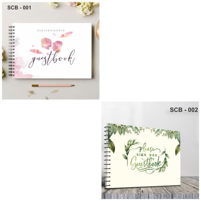 

buku tamu undangan pernikahan wedding guest book unik SCB