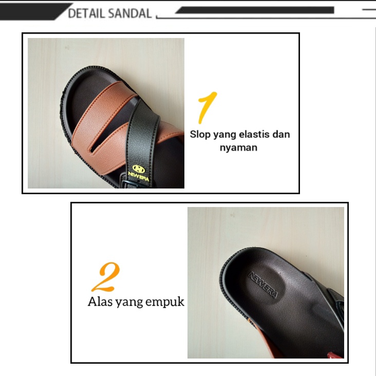 sogo NEW ERA MB.E 7018 Sandal Selop Silang Laki Perempuan Original