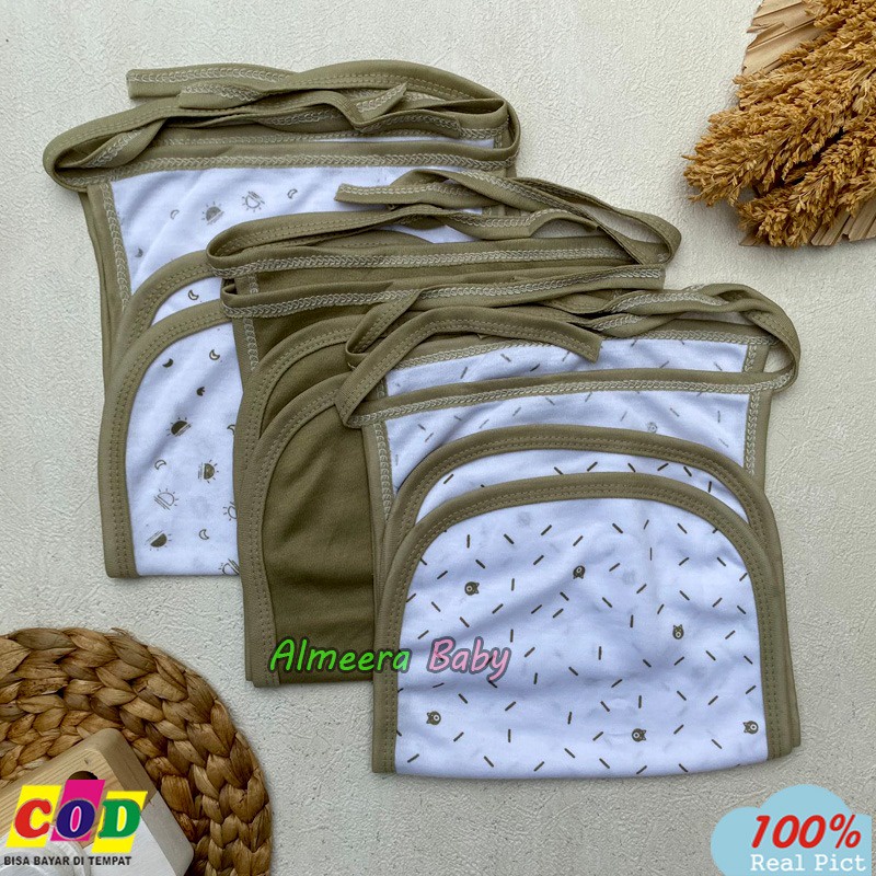 Isi 6 PCS Popok Bayi Baru Lahir Popok Tali Popok Kain Cuci Ulang Bayi Usia 0-3 Bulan Almeera Baby and Kids