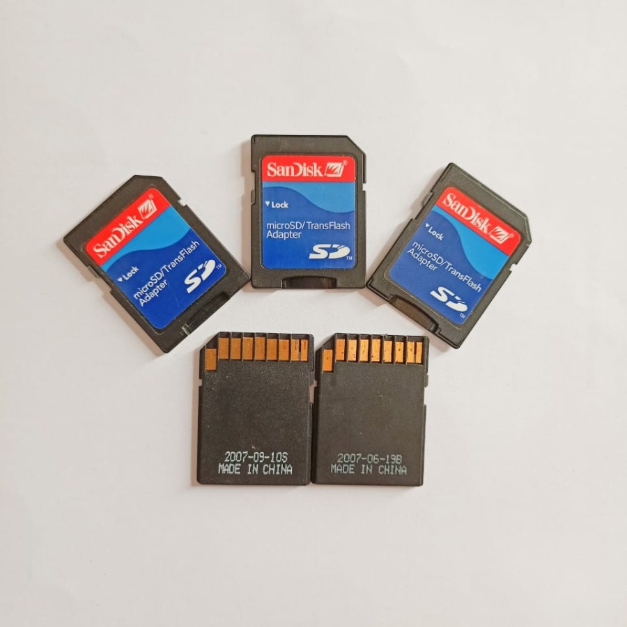 Adapter Memory Sandisk MicroSD to SD Card Original