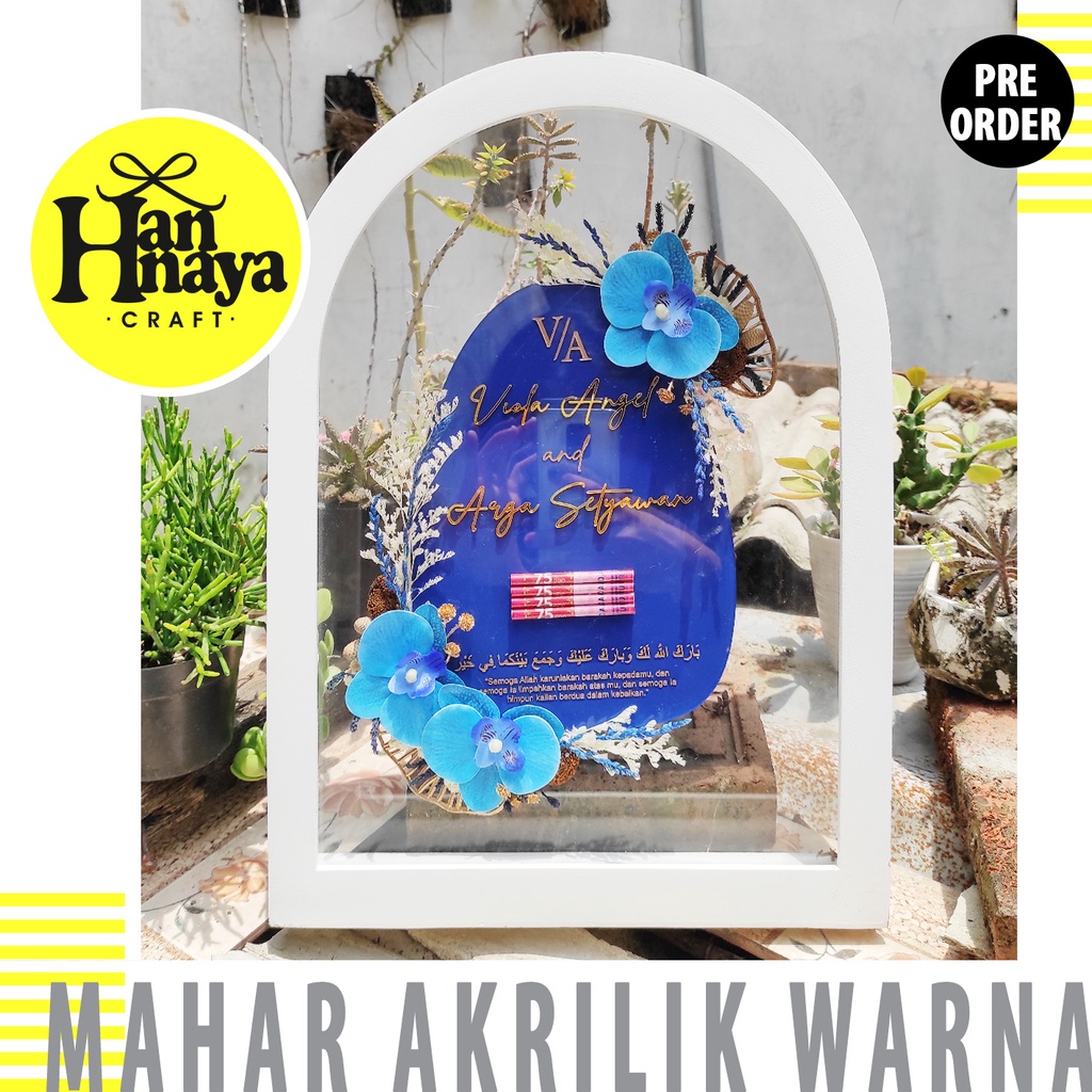 Jual PO Frame Mahar Telur Akrilik Warna / Mahar / Seserahan / Gift ...