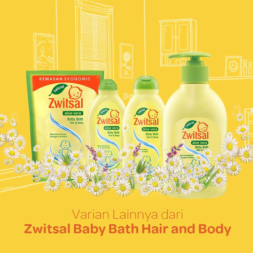 Zwitsal Baby Bath Hair And Body Aloe Vera