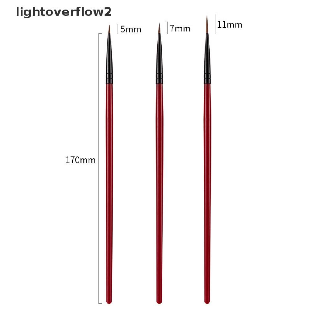 (lightoverflow2) 3pcs / set Kuas Lukis Kuku UV Gel Untuk Nail Art  (ID) Buku Novel Dewasa Dalam Bahasa Mandarin